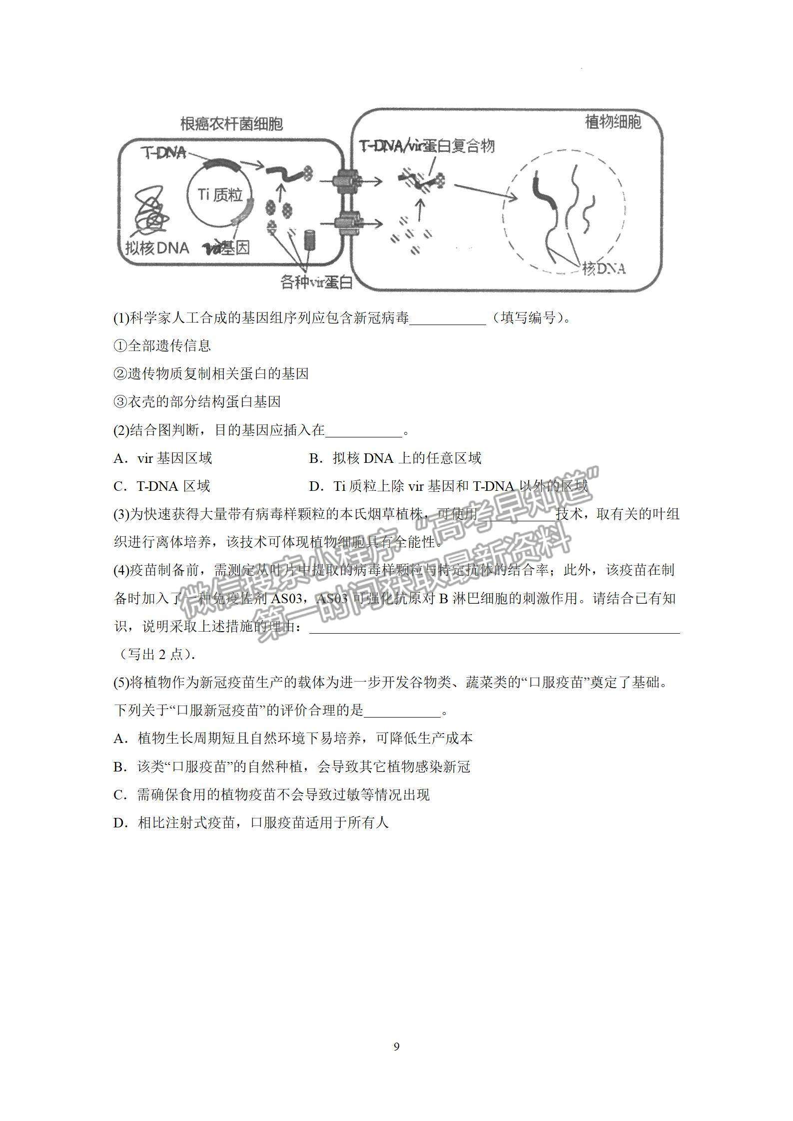 2023屆廣東省汕頭市金山中學(xué)高三上學(xué)期第二次月考生物試題及答案