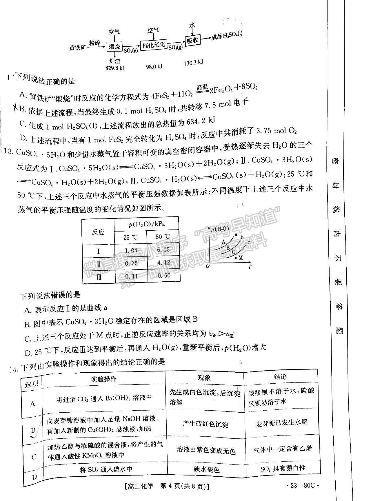 2023湛江高三10月調研（23-80C）化學試題及答案