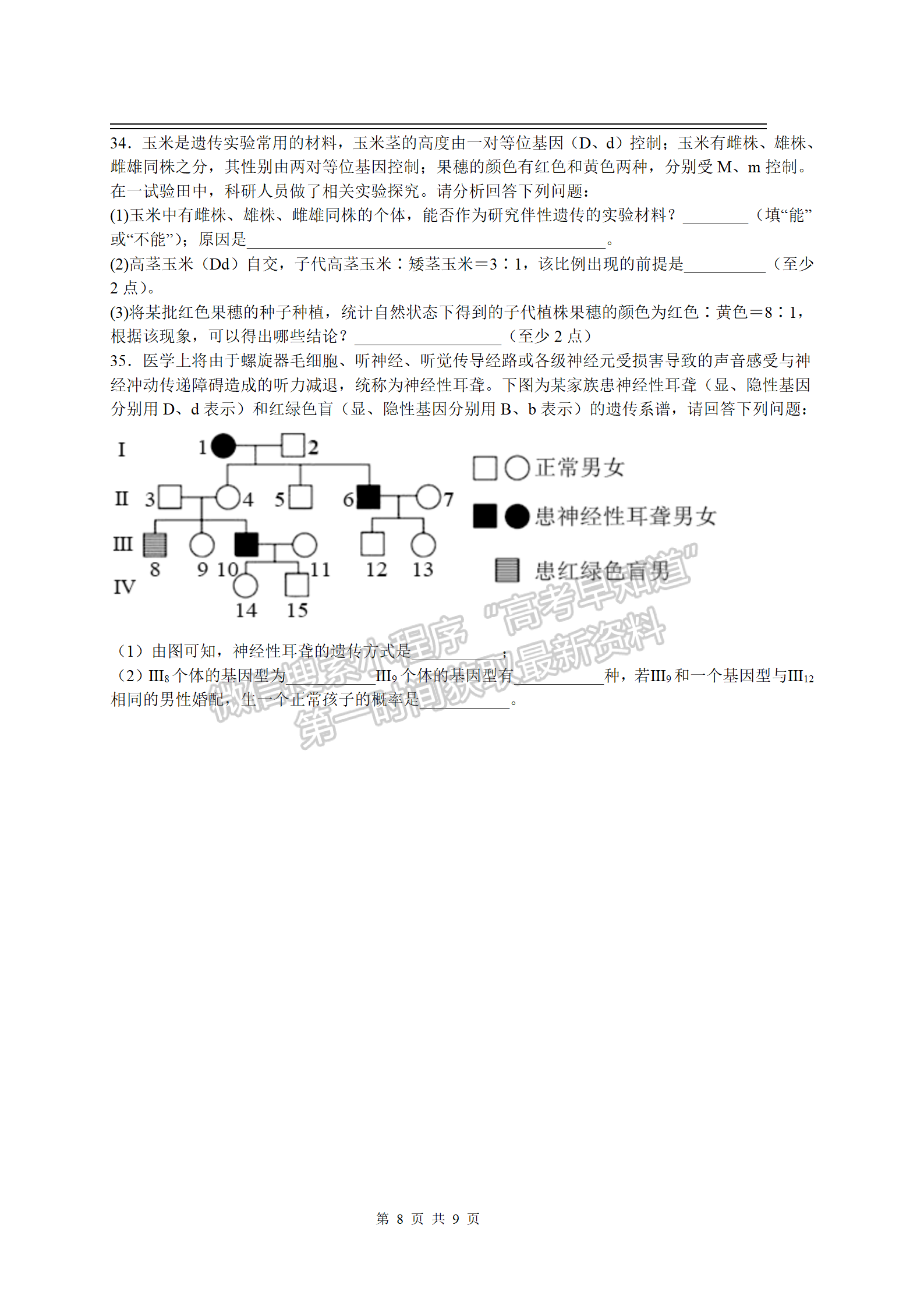 2023江西豐城中學高三上學期期中生物試卷及答案