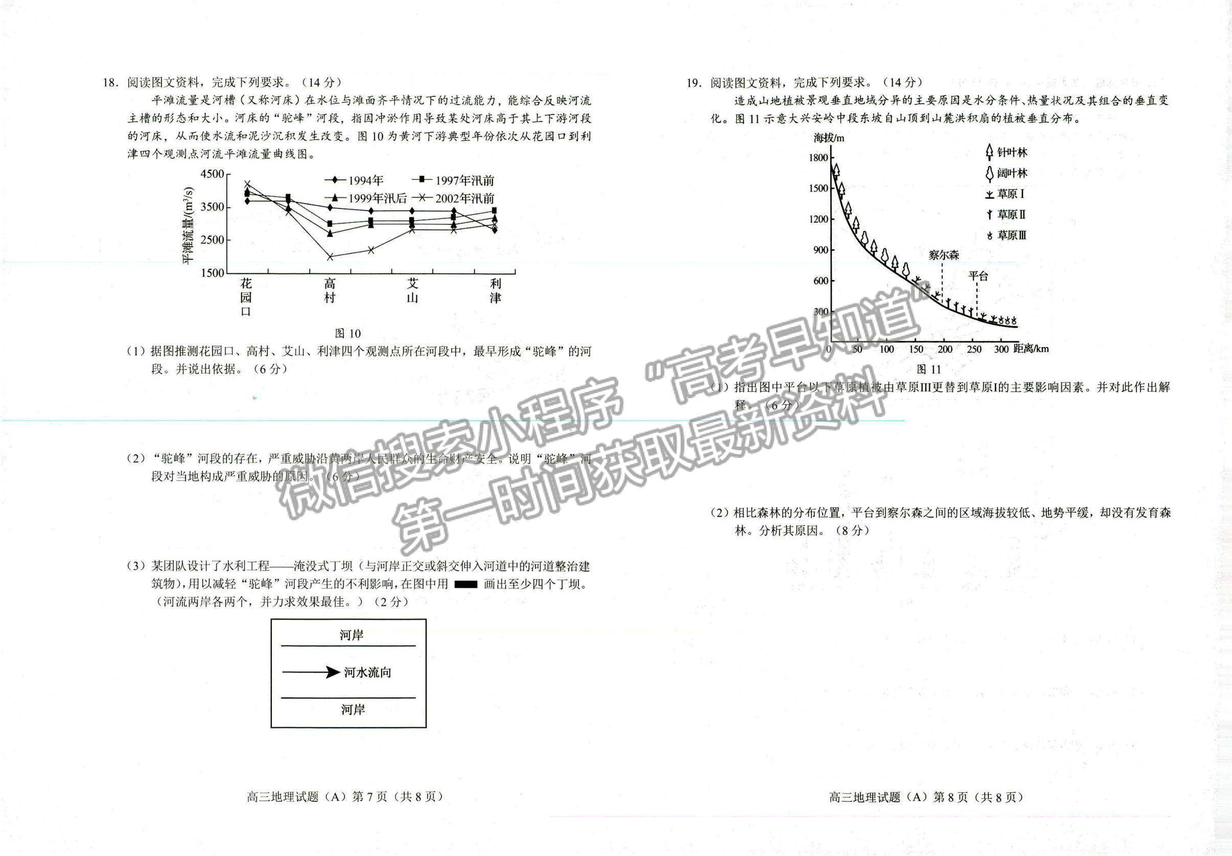 2023山東省菏澤市高三上學(xué)期期中聯(lián)考(A卷）-地理試卷及答案