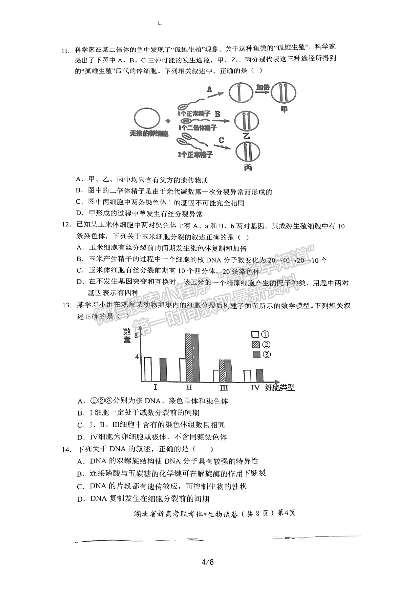 2022-2023學(xué)年湖北省荊荊宜三校高三上學(xué)期11月聯(lián)考生物試卷及參考答案