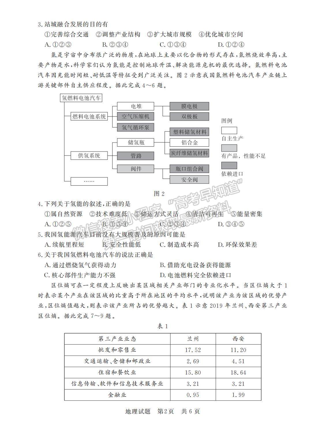 2023屆江蘇高三第一次學(xué)業(yè)質(zhì)量評(píng)價(jià)（T8聯(lián)考）地理試卷及參考答案