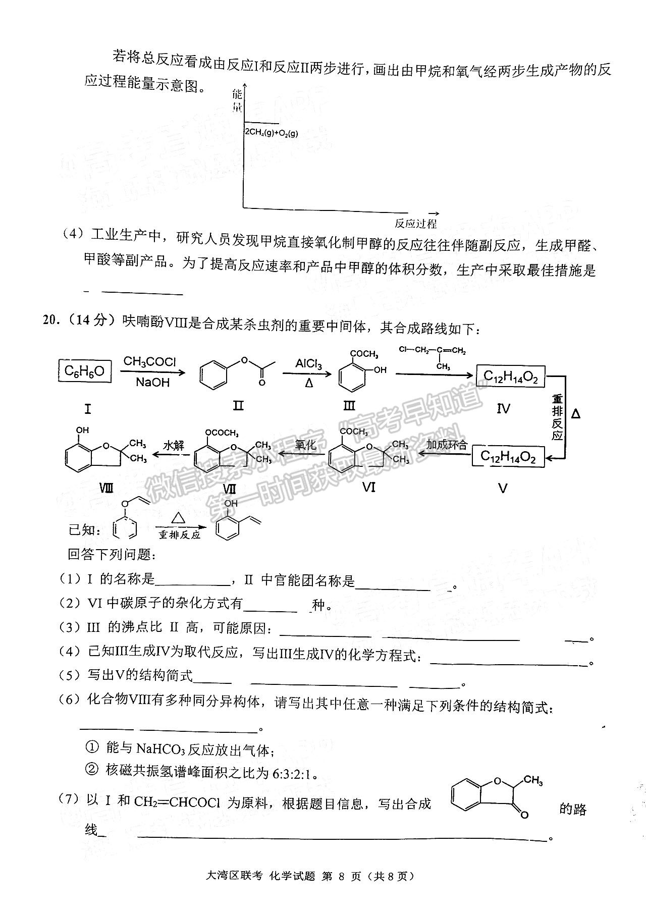 2023大灣區(qū)高三1月聯(lián)考化學(xué)試題及答案