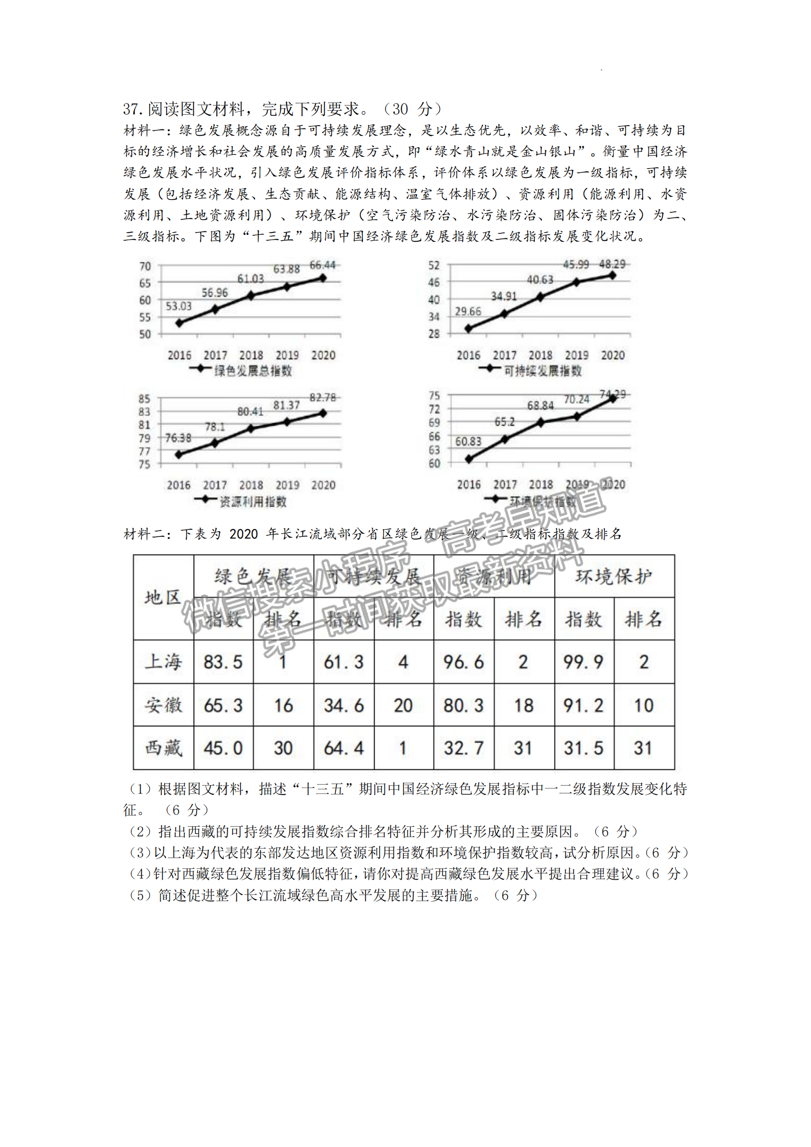 2023安徽淮南一模文綜試卷及答案