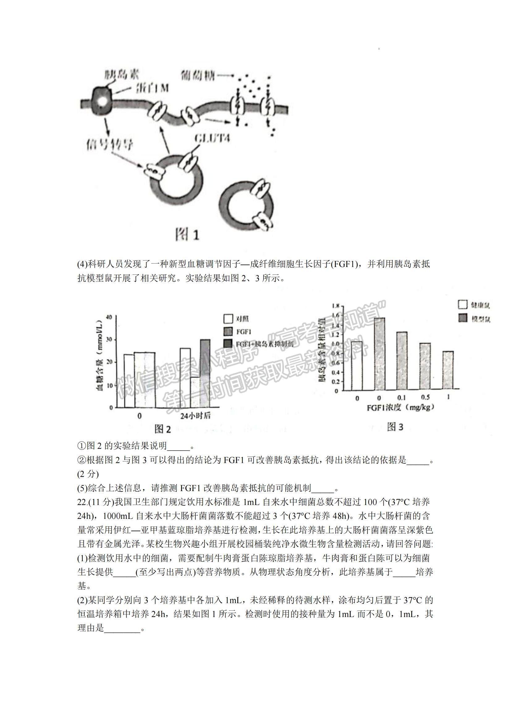 2023江蘇省南京市、鎮(zhèn)江市高三上學(xué)期10月學(xué)情調(diào)查考試生物試題及參考答案