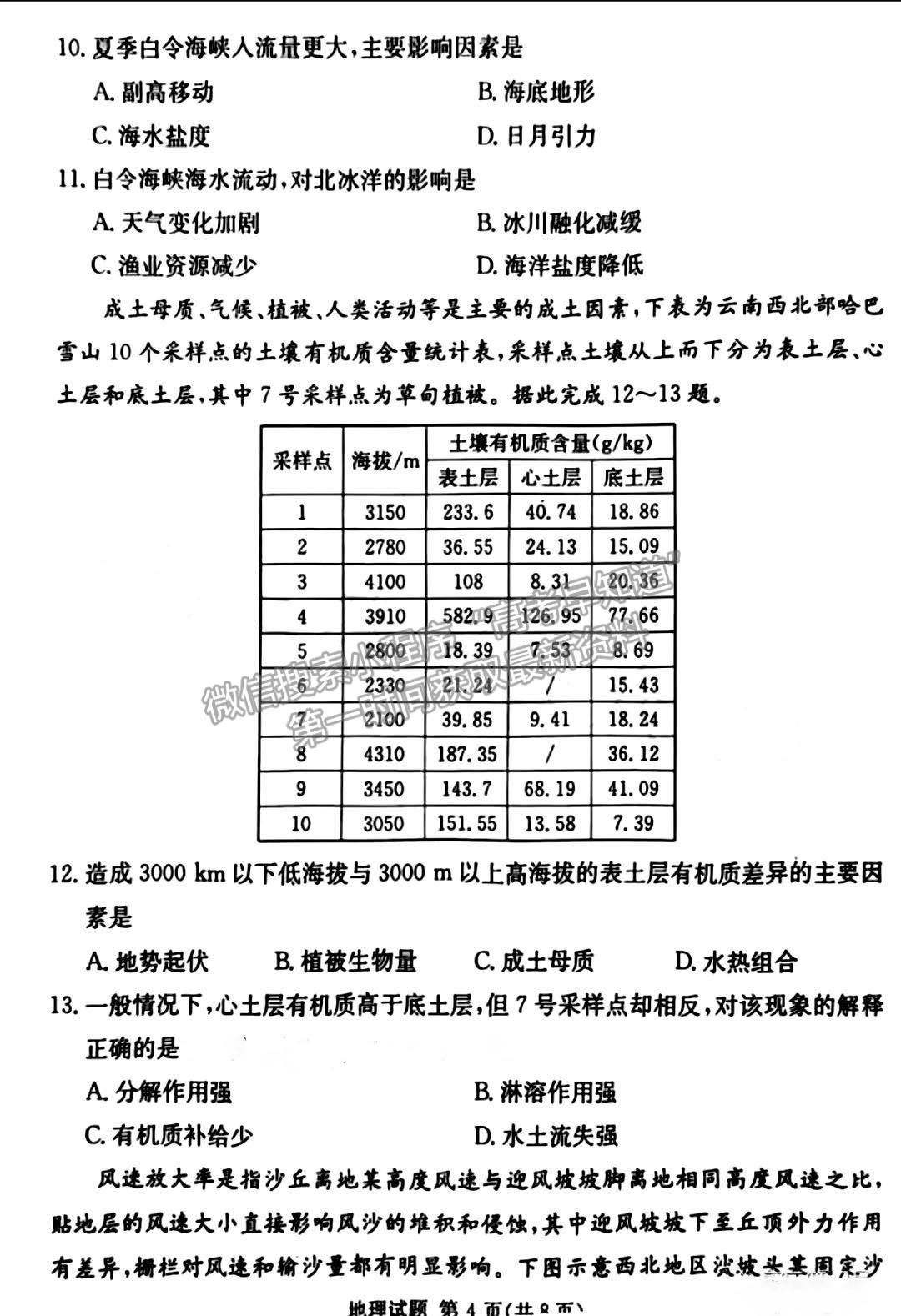 佩佩教育2023年湖南四大名校名師團隊模擬沖刺卷地理試卷與參考答案