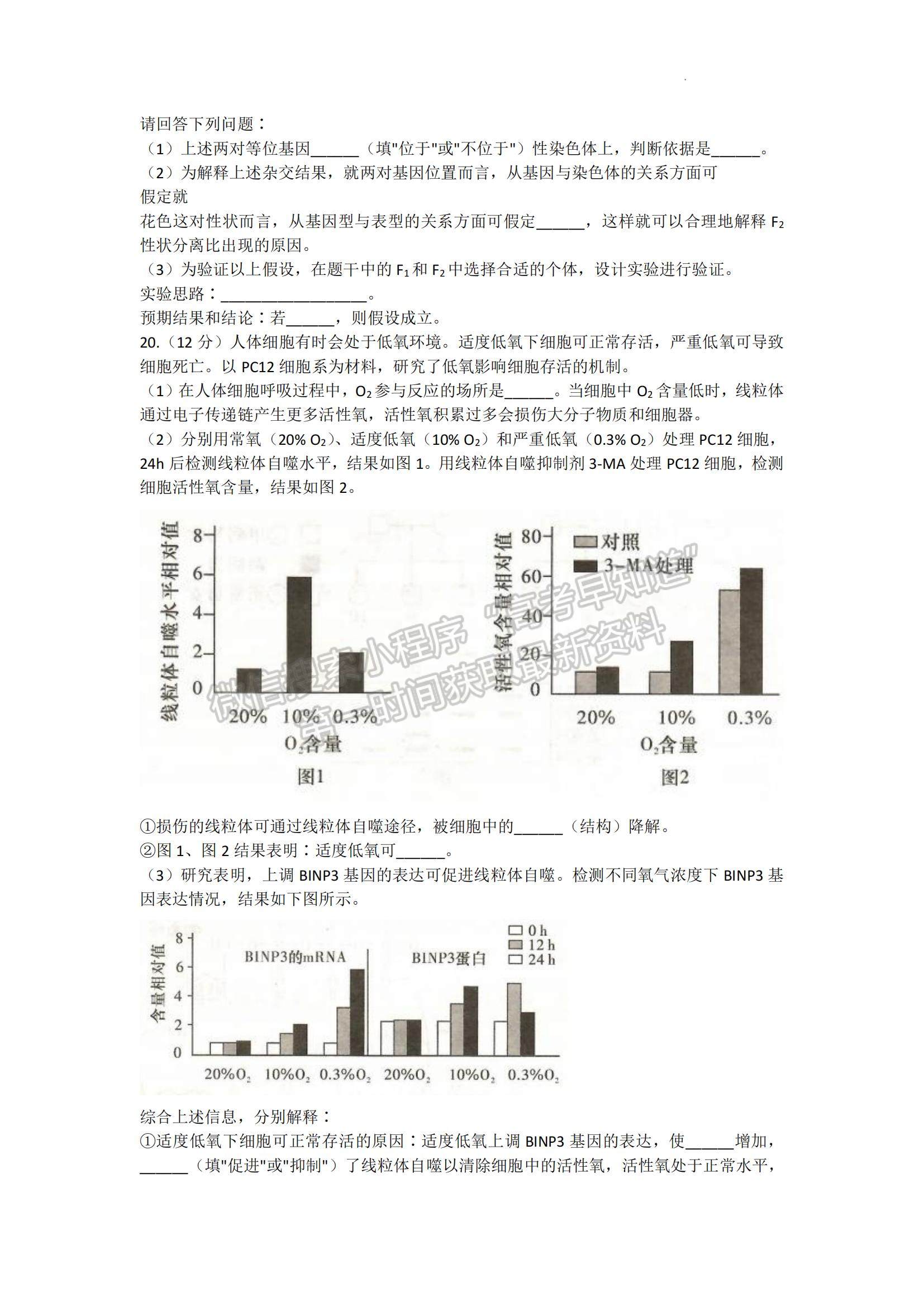 2023湖南省長郡中學(xué)高三上學(xué)期第三次月考生物試題及參考答案