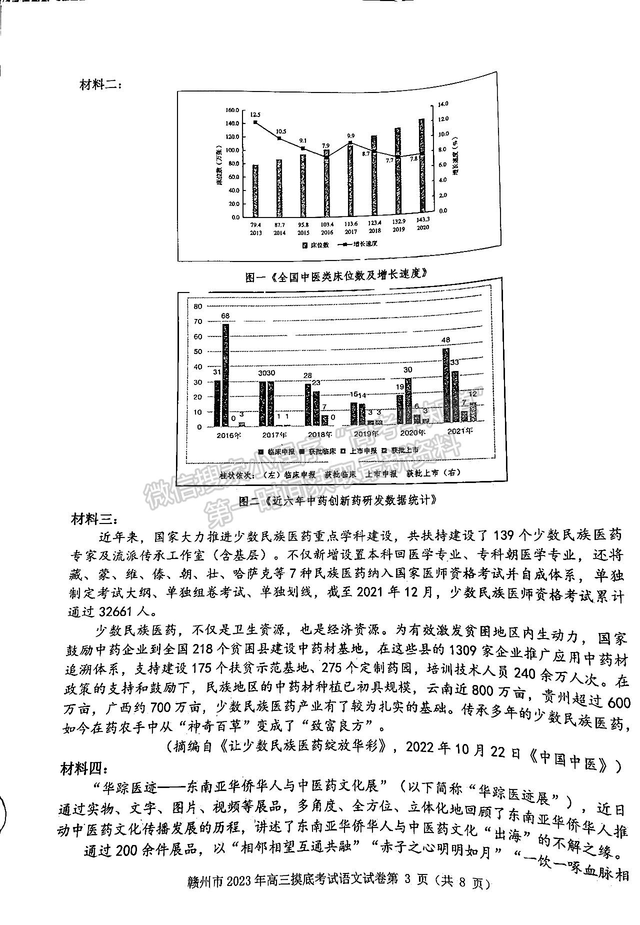 2023贛州一模語(yǔ)文