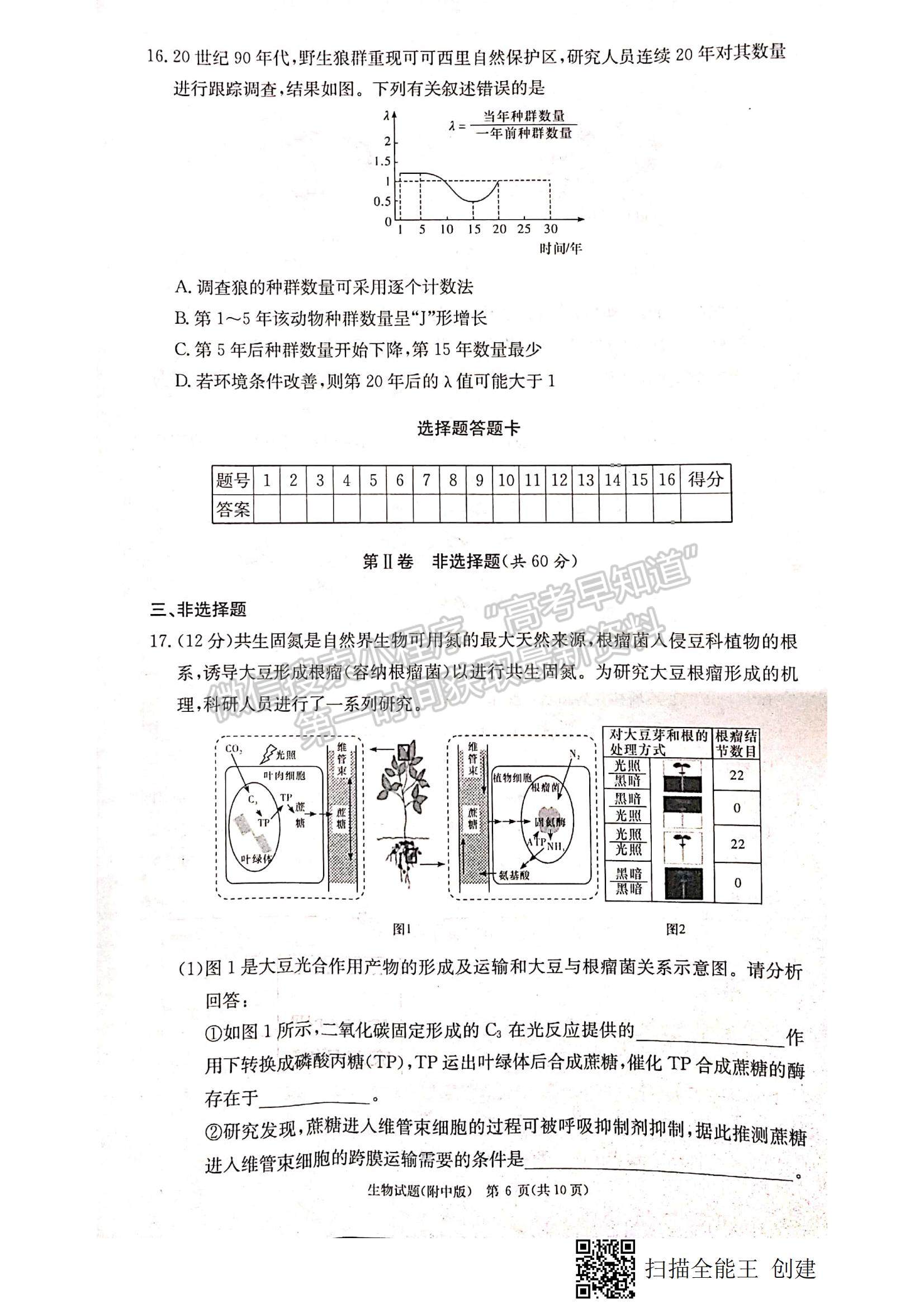 2023湖南師大附中高三上學(xué)期月考卷（四）生物試題及參考答案