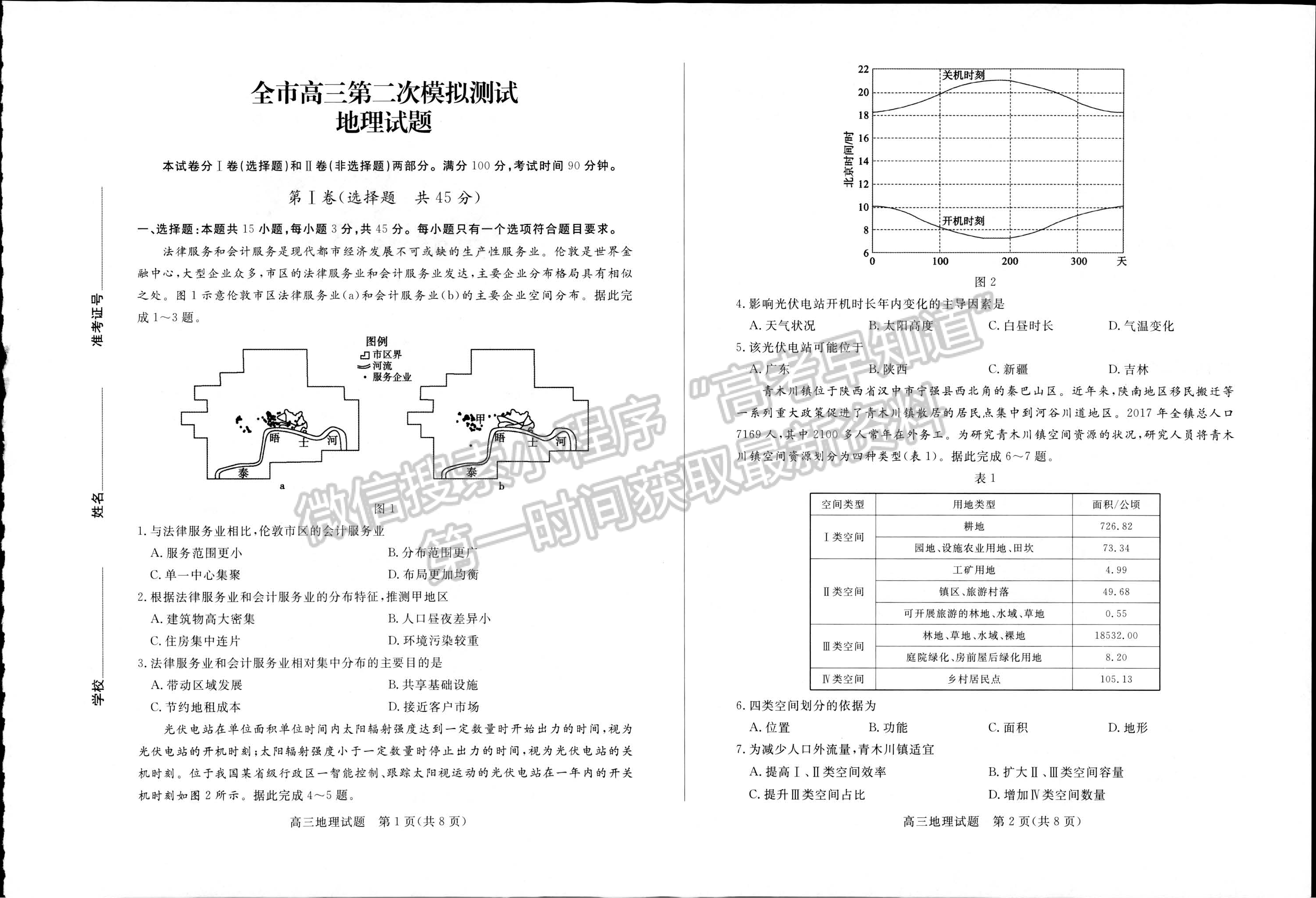 2023山東省菏澤市二模-地理試卷及答案