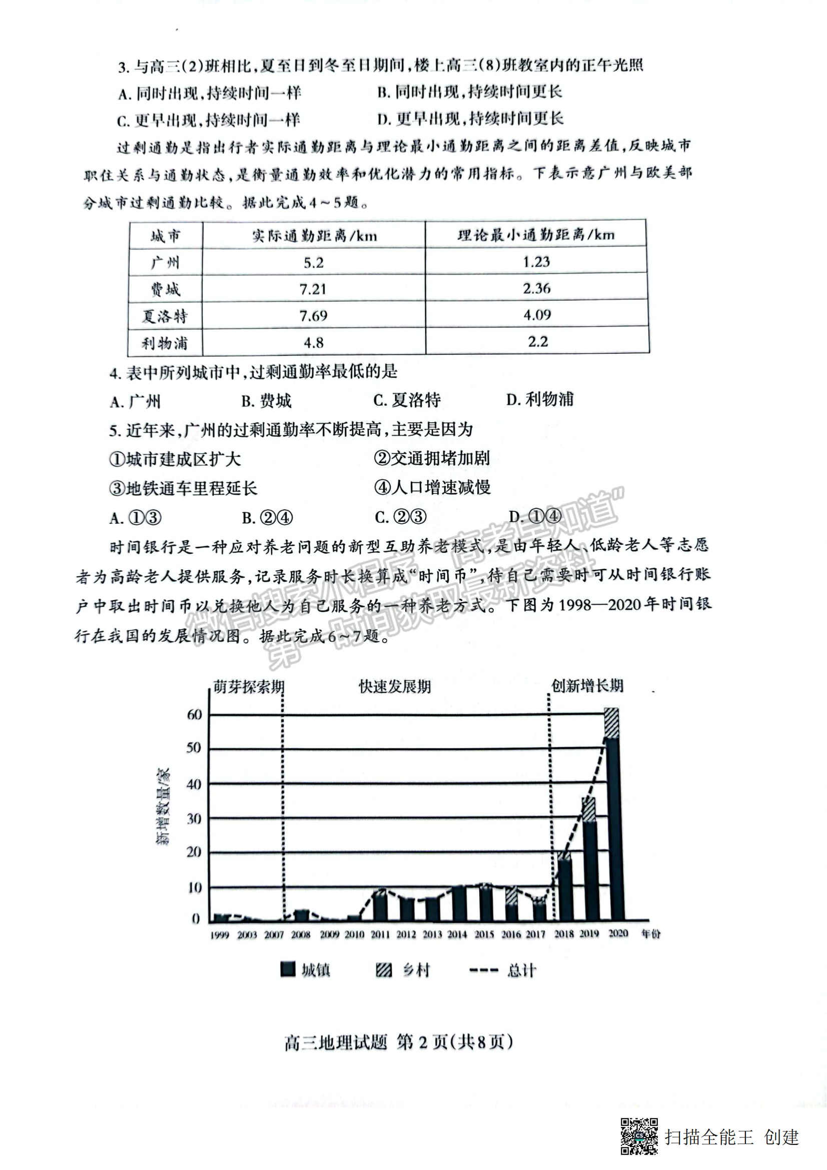 2023山東省泰安市二模-地理試卷及答案