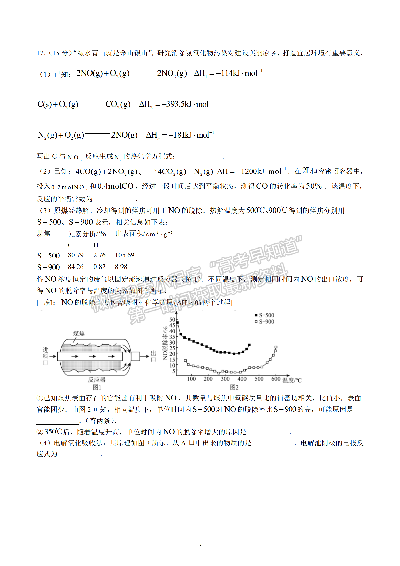 2023屆江蘇高三4月決勝新高考大聯(lián)考化學(xué)試題及參考答案