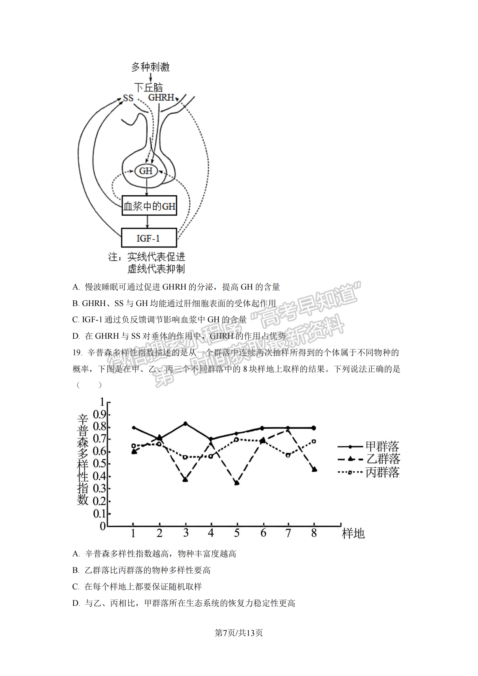 2023山東省青島市二模-生物試卷及答案