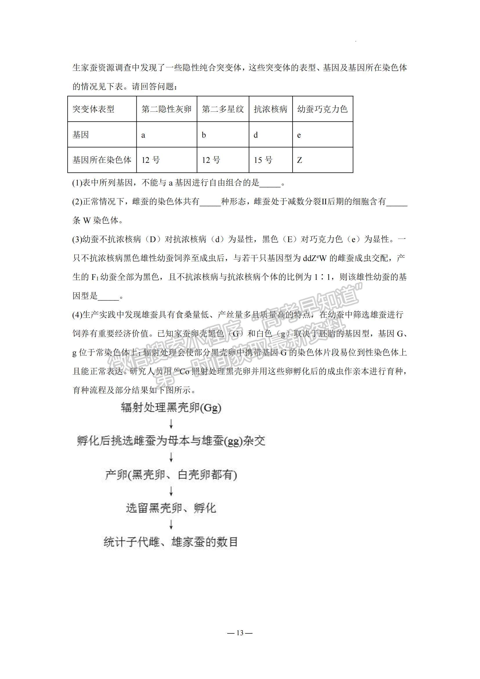 2023江蘇省南京市中華中學(xué)、南京師范大學(xué)附屬中學(xué)江寧分校等2校高三一模生物試題及參考答案