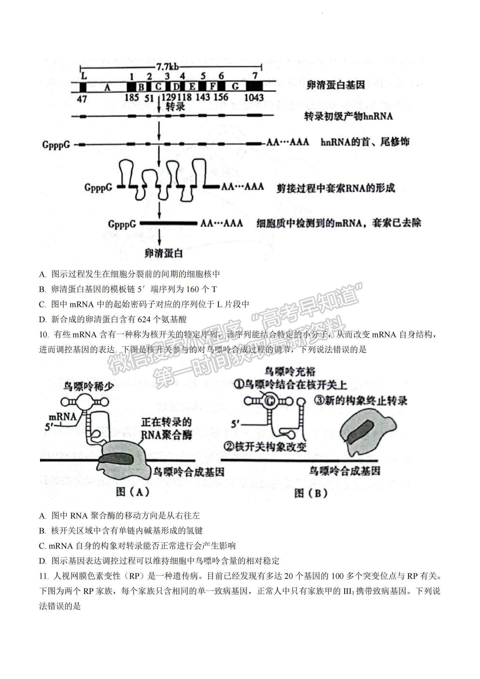 2023山東省濱州市高一下學(xué)期期末考試生物試題及參考答案