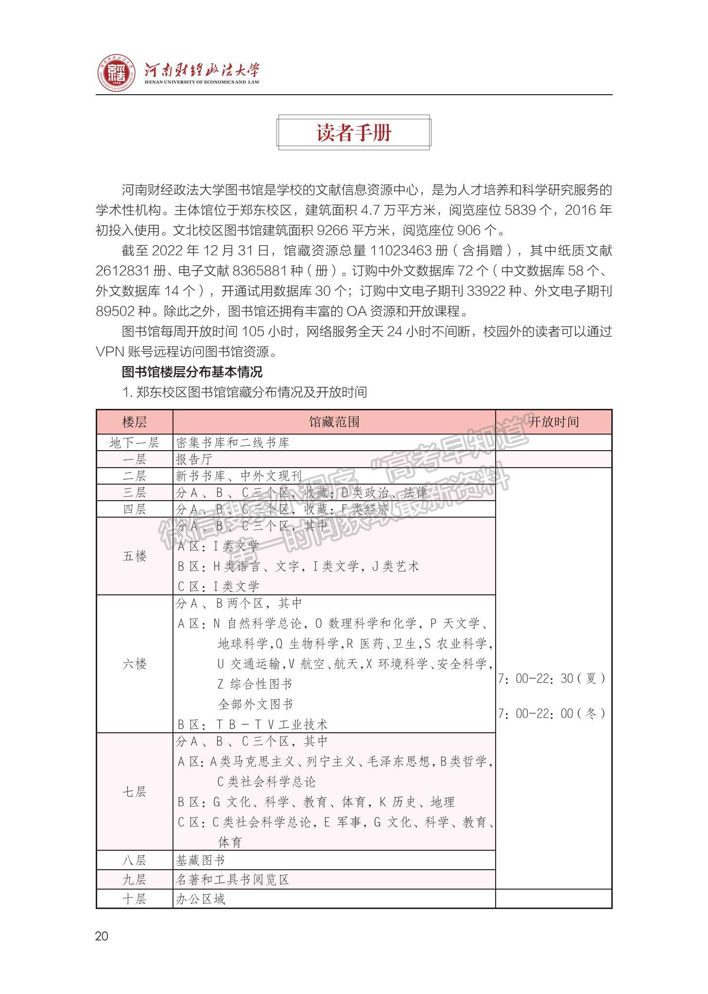 河南財經(jīng)政法大學(xué)2023級新生入學(xué)手冊