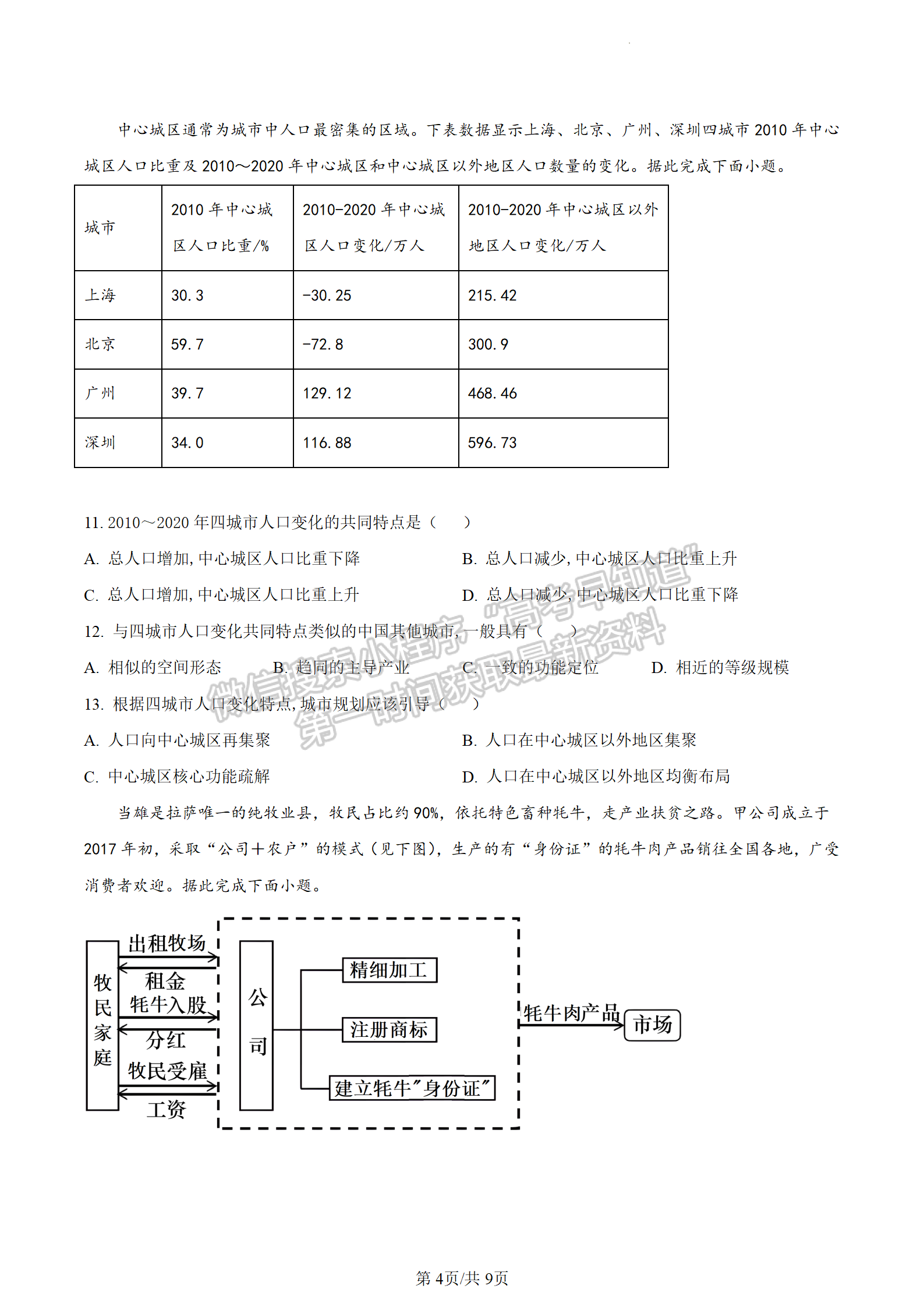 2024江蘇省南京九中（東大附中）高三暑期質(zhì)量調(diào)研地理試題及答案