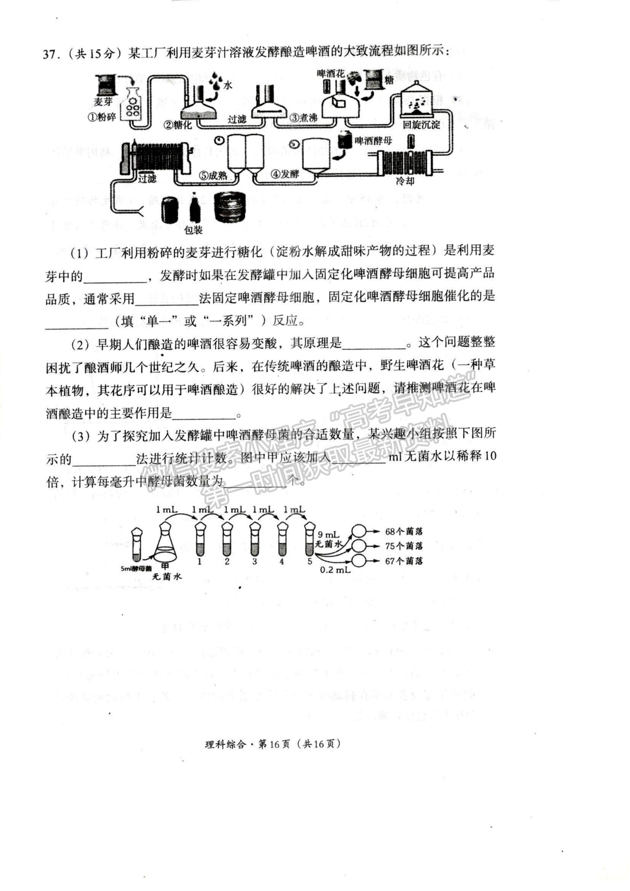 2024四川巴中市普通高中2021級(jí)“零診”考試?yán)砜凭C合試卷及答案