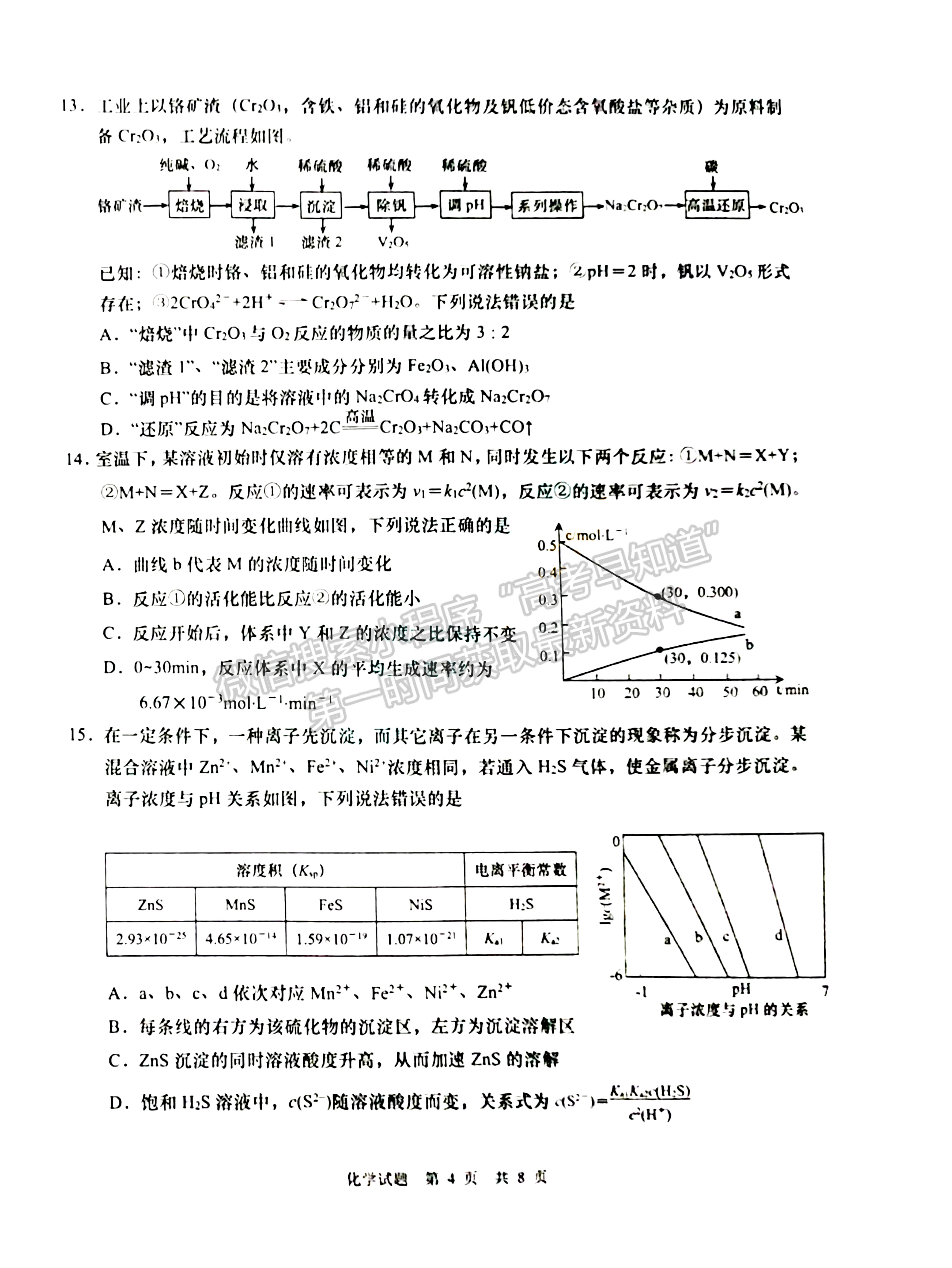  2024屆山東省青島市高三年級期初檢測化學(xué)試題及參考答案