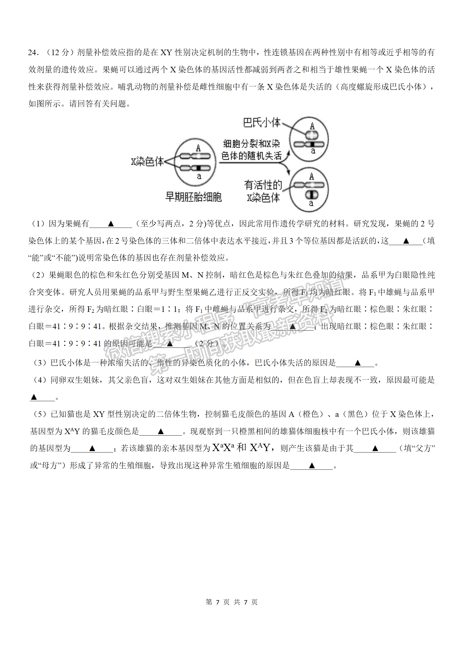 2024屆江蘇省連云港高三10月學(xué)情檢測生物試題及答案