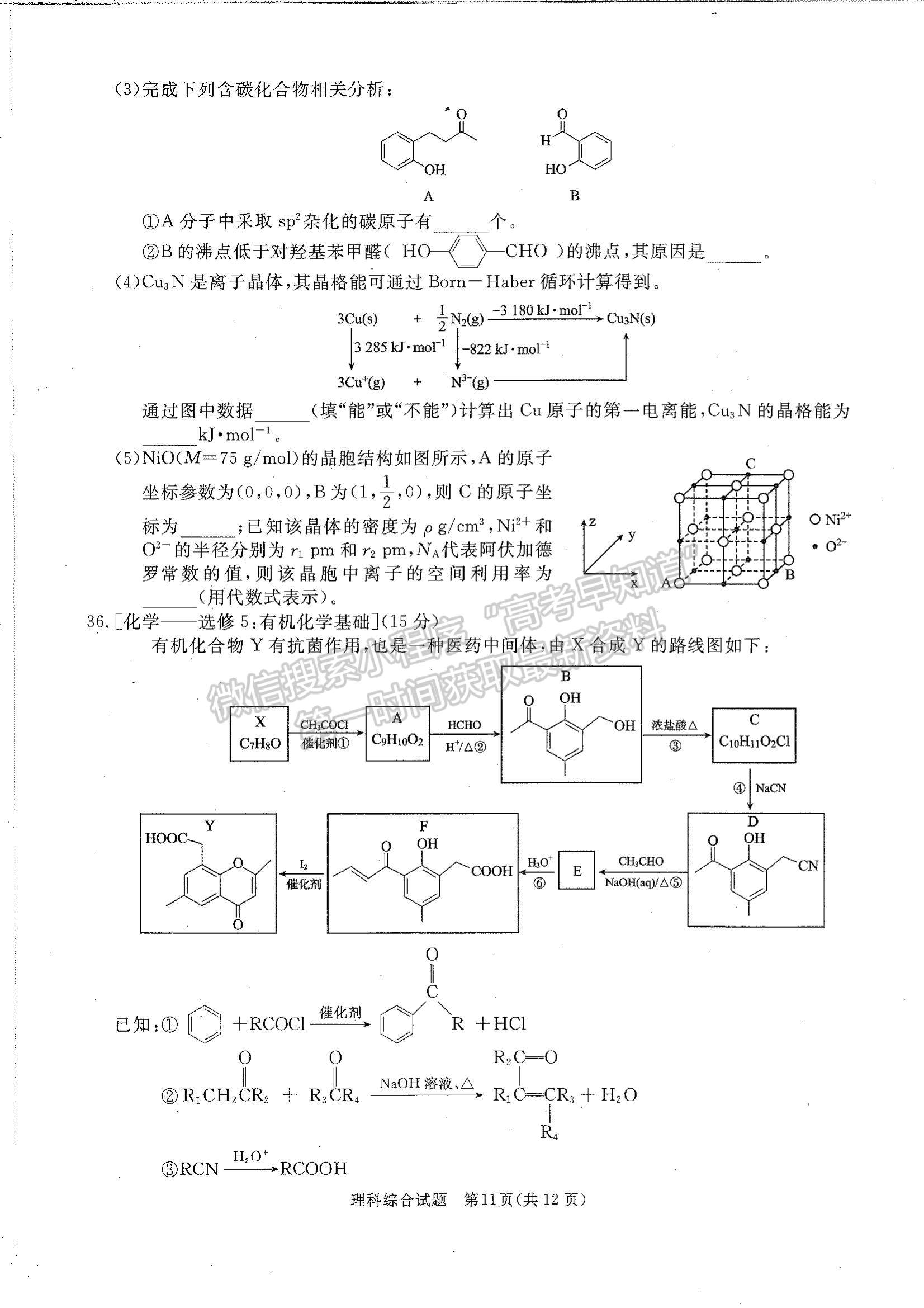 2024四川省广安/眉山/遂宁/雅安/广元/资阳/自贡/乐山/内江九市第一次诊断性考试理综试题及参考答案