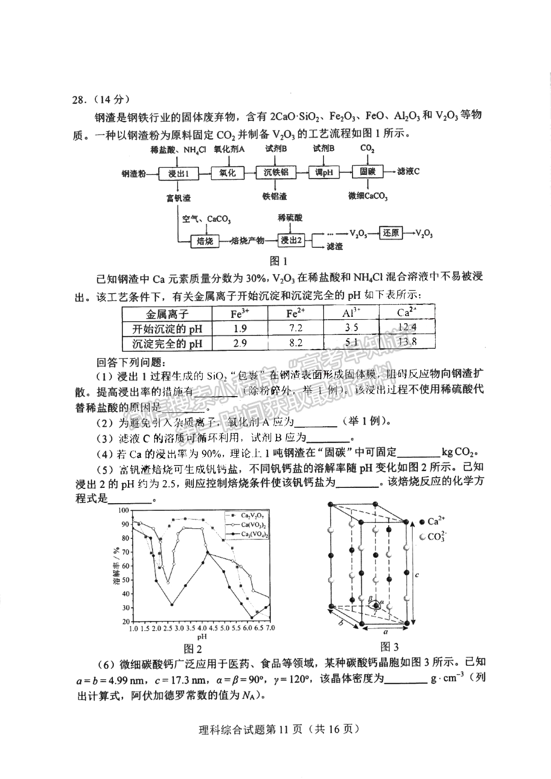 2024河南高三畢業(yè)班高考適應(yīng)性測(cè)試?yán)砭C試題及參考答案