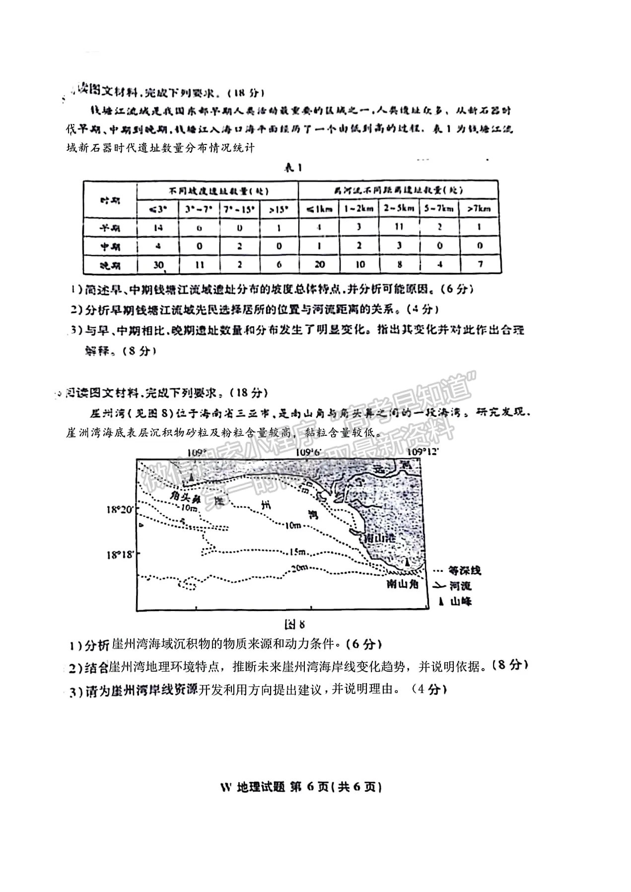 2024新高考七省聯(lián)考【安徽卷】地理試題及參考答案