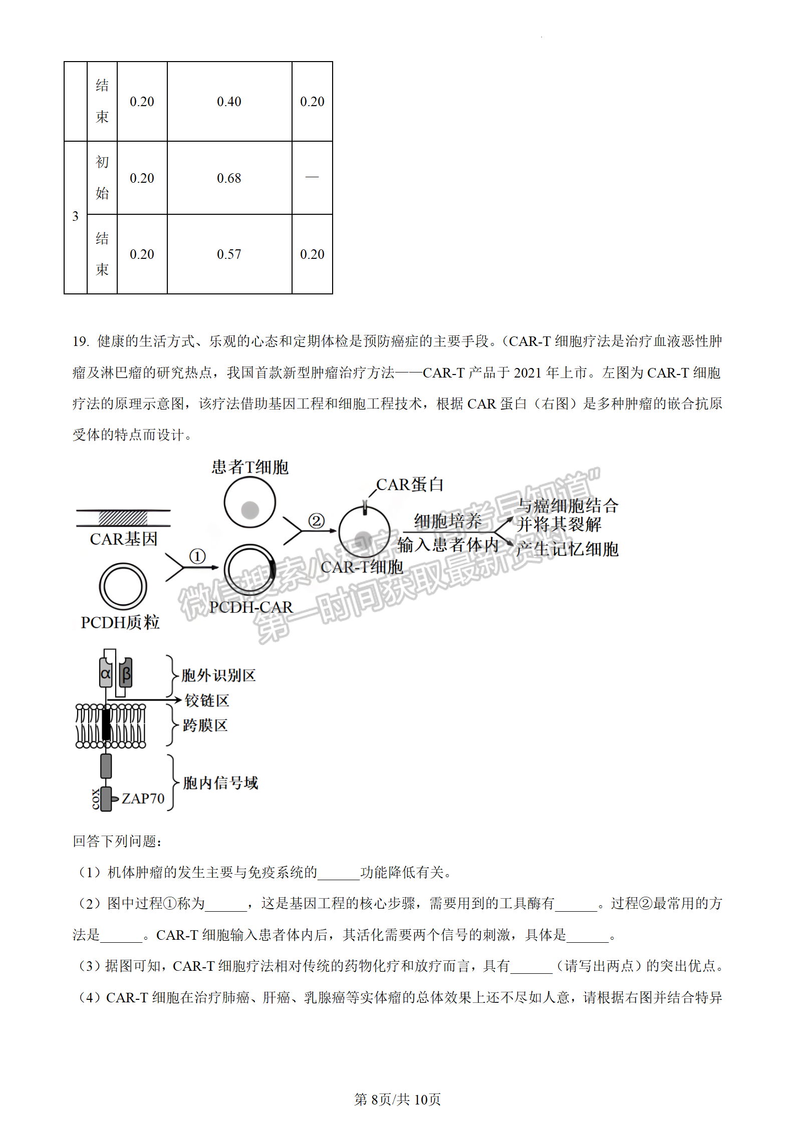 2024屆廣東省高三下學(xué)期3月一模生物試題及答案