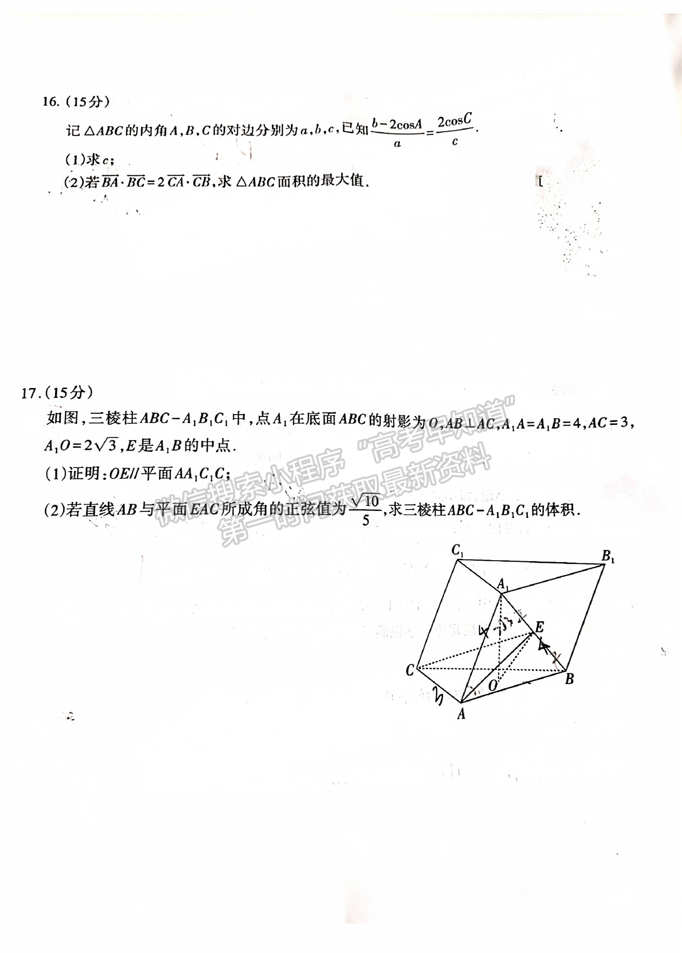 福建省11月名校聯(lián)盟優(yōu)質校2025屆高三半期考數(shù)學試卷及參考答案