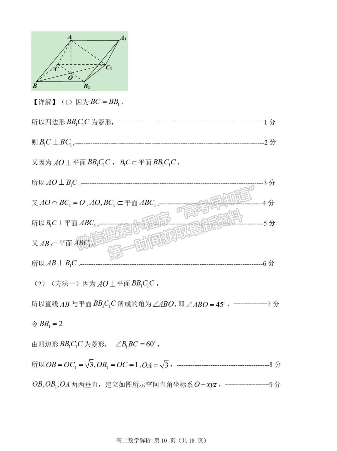 【福州十校】2024-2025学年高二上学期期中考试数学试题+答案